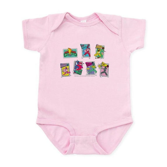 CafePress - Power Rangers Group Shots - Baby Light Bodysuit, Size Newborn - 24 Months