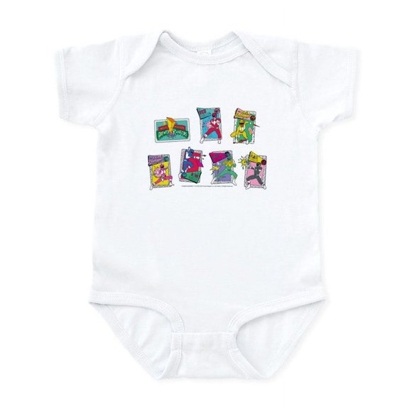 CafePress - Power Rangers Group Shots - Baby Light Bodysuit, Size Newborn - 24 Months