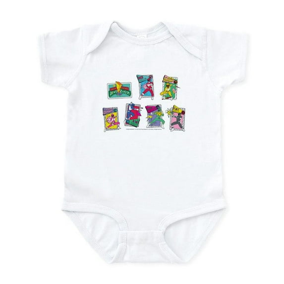 CafePress - Power Rangers Group Shots - Baby Light Bodysuit, Size Newborn - 24 Months