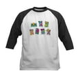 thumbnail image 1 of CafePress - Power Rangers Group Shots Kids Baseball T Shirt - Kids Cotton Baseball Jersey, 3/4 Sleeve Shirt, 1 of 4