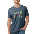 thumbnail image 1 of CafePress - Power Rangers Group Shots Men's Deluxe T Shirt - Mens Tri-blend T-Shirt, 1 of 1