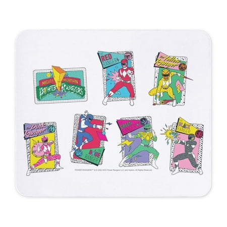 CafePress - Power Rangers Group Shots - Non-slip Rubber Mousepad, Gaming Mouse Pad