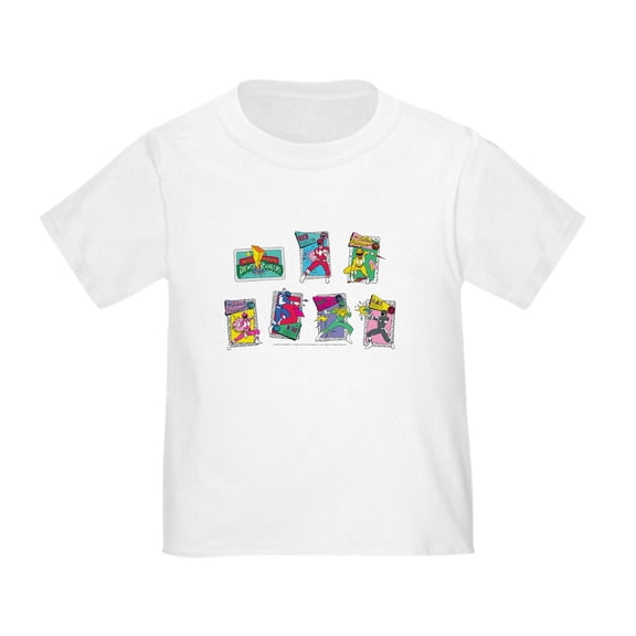 CafePress - Power Rangers Group Shots Toddler T Shirt - Cute Toddler T-Shirt, 100% Cotton