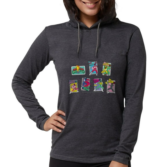 CafePress - Power Rangers Group Shots - Womens Hooded Shirt