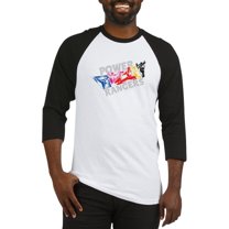 CafePress - Power Rangers Hero Poses - Cotton Baseball Jersey, 3/4 Raglan Sleeve Shirt