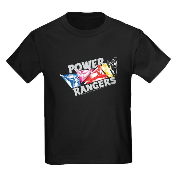CafePress - Power Rangers Hero Poses Kids T Shirt - Dark T-Shirt Kids XS-XL