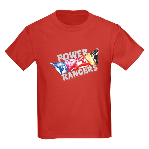 CafePress - Power Rangers Hero Poses Kids T Shirt - Dark T-Shirt Kids XS-XL