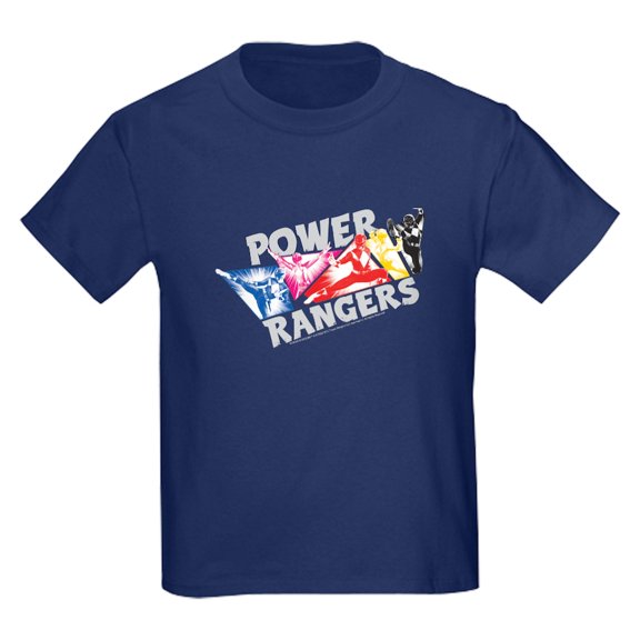 CafePress - Power Rangers Hero Poses Kids T Shirt - Dark T-Shirt Kids XS-XL