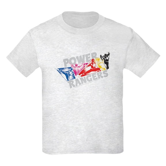 CafePress - Power Rangers Hero Poses Kids T Shirt - Light T-Shirt Kids XS-XL