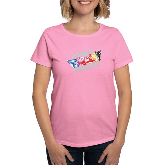 CafePress - Power Rangers Hero Poses Women's Value T Shirt - Women's Traditional Fit Dark T-Shirt