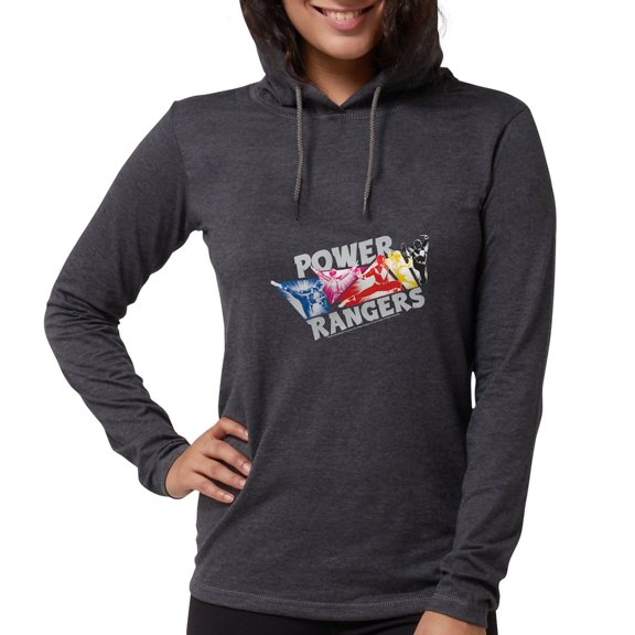 CafePress - Power Rangers Hero Poses - Womens Hooded Shirt