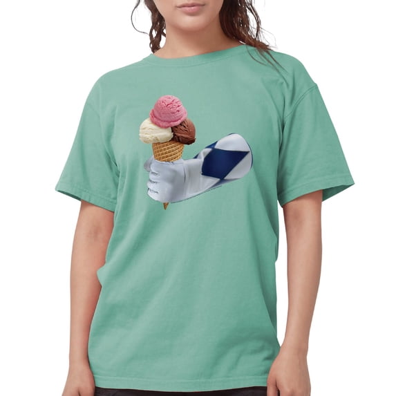 CafePress - Power Rangers Hold Women's Comfort Colors® T Shirt - Womens Comfort Colors® Shirt
