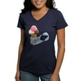 thumbnail image 1 of CafePress - Power Rangers Holding Ice C Women's V Neck T Shirt - Women's V-Neck Dark T-Shirt, 1 of 4