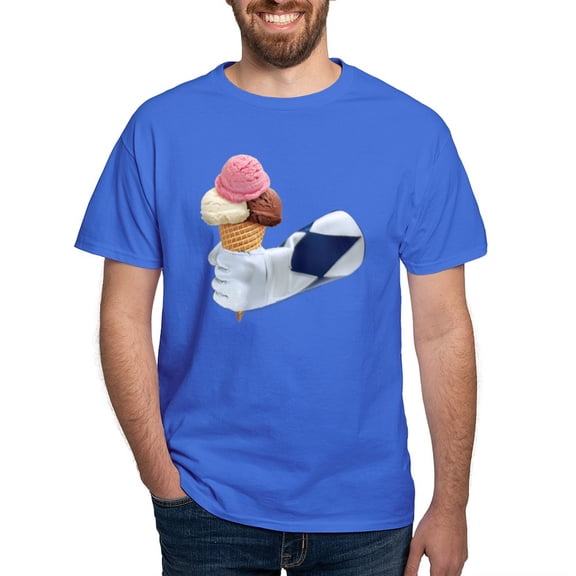 CafePress - Power Rangers Holding Ice Crea Men's Value T Shirt - Men's Classic Graphic Cotton T-Shirt