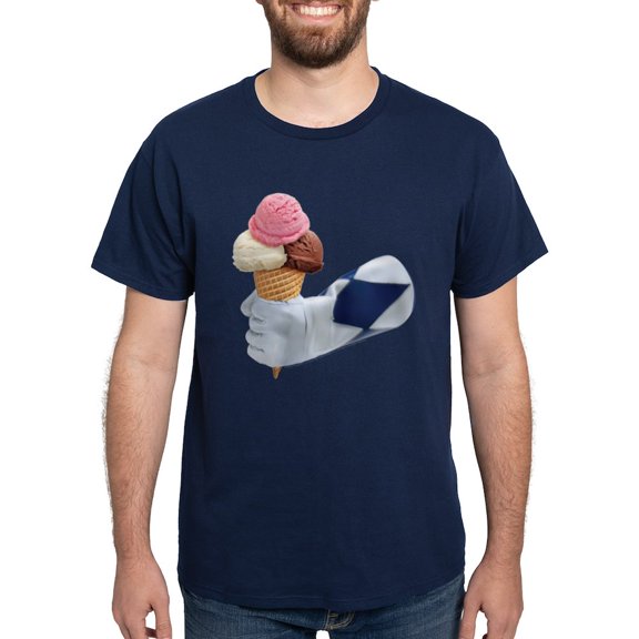 CafePress - Power Rangers Holding Ice Crea Men's Value T Shirt - Men's Classic Graphic Cotton T-Shirt