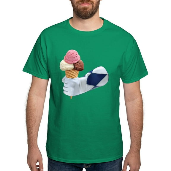 CafePress - Power Rangers Holding Ice Crea Men's Value T Shirt - Men's Classic Graphic Cotton T-Shirt
