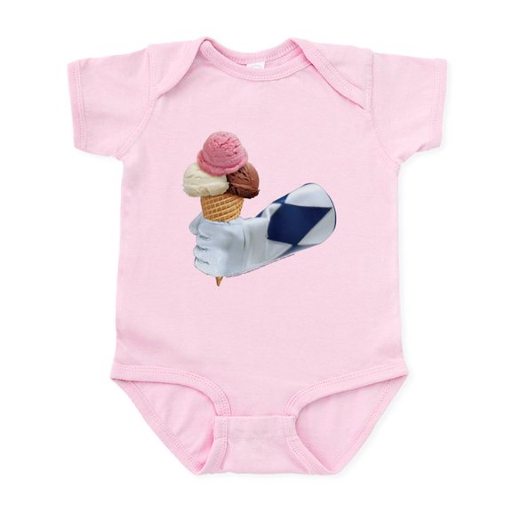 CafePress - Power Rangers Holding Ice Cream - Baby Light Bodysuit, Size Newborn - 24 Months