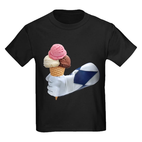 CafePress - Power Rangers Holding Ice Cream Kids T Shirt - Dark T-Shirt Kids XS-XL