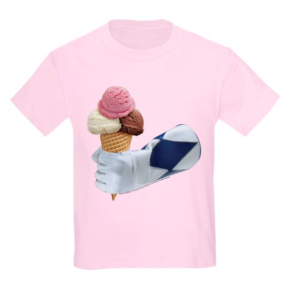 CafePress - Power Rangers Holding Ice Cream Kids T Shirt - Light T-Shirt Kids XS-XL
