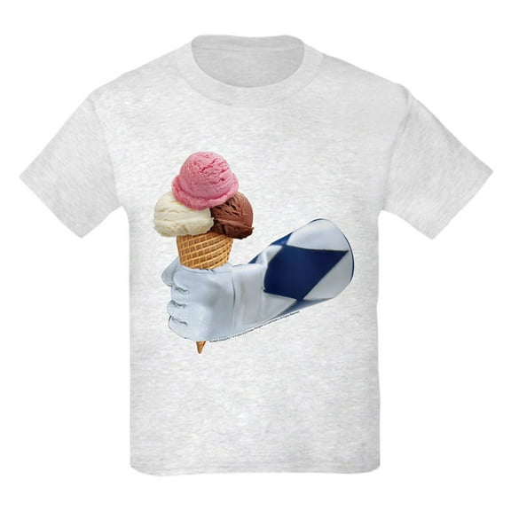 CafePress - Power Rangers Holding Ice Cream Kids T Shirt - Light T-Shirt Kids XS-XL