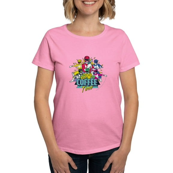CafePress - Power Rangers It's Coffee Ti Women's Value T Shirt - Women's Traditional Fit Dark T-Shirt