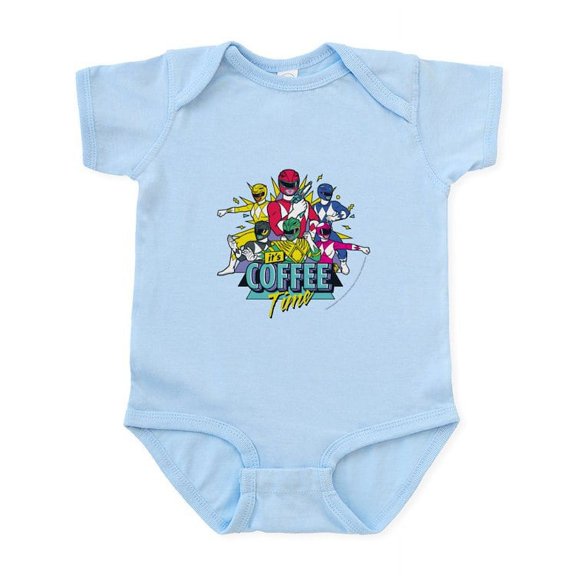 CafePress - Power Rangers It's Coffee Time - Baby Light Bodysuit, Size Newborn - 24 Months