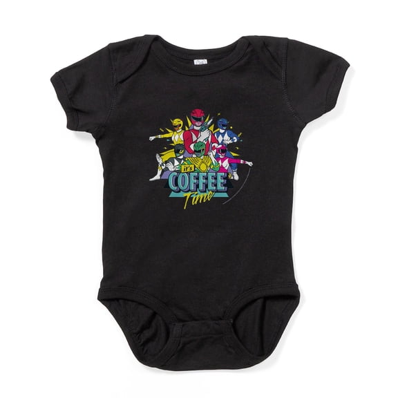 CafePress - Power Rangers It's Coffee Time - Cute Infant Bodysuit Baby Romper - Size Newborn - 24 Months