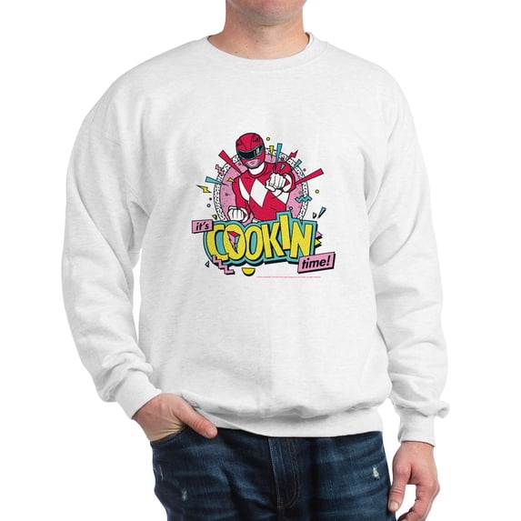 CafePress - Power Rangers It's Cooki - Crew Neck Sweatshirt