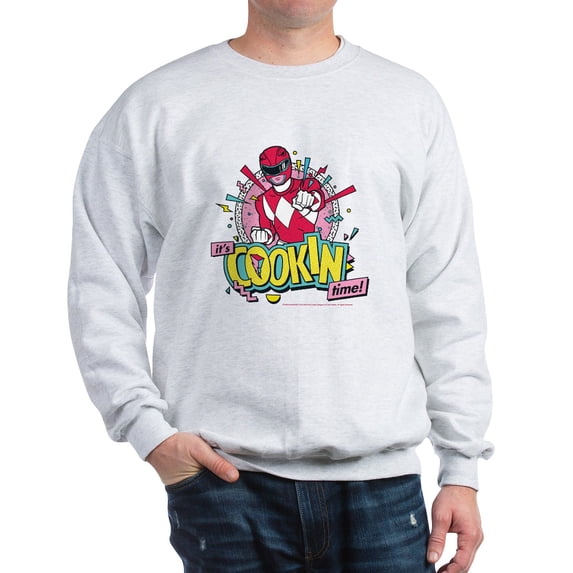 CafePress - Power Rangers It's Cooki - Crew Neck Sweatshirt