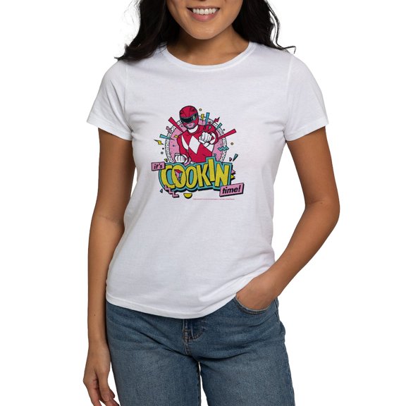 CafePress - Power Rangers It's Cookin Ti Women's Value T Shirt - Women's Classic T-Shirt