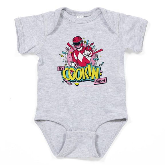 CafePress - Power Rangers It's Cookin Time! - Cute Infant Bodysuit Baby Romper - Size Newborn - 24 Months