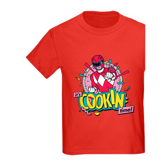 CafePress - Power Rangers It's Cookin Time! Kids T Shirt - Dark T-Shirt Kids XS-XL