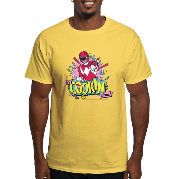 CafePress - Power Rangers It's Cookin Time Men's Value T Shirt - Men's Classic Graphic T-Shirt