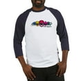 thumbnail image 1 of CafePress - Power Rangers Linear Helmets - Cotton Baseball Jersey, 3/4 Raglan Sleeve Shirt, 1 of 4