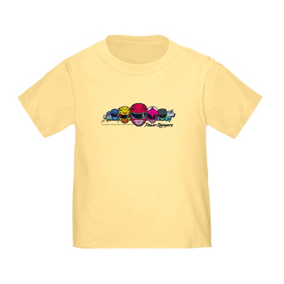 CafePress - Power Rangers Linear Helmets Toddler T Shirt - Cute Toddler T-Shirt, 100% Cotton