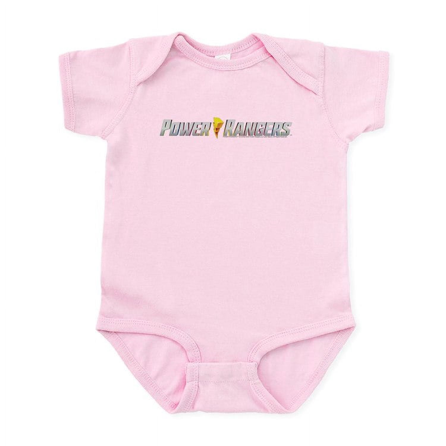 Power Ranger Linear CafePress - Power Rangers Linear Logo - Baby Light Bodysuit, Size ...