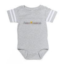 CafePress - Power Rangers Linear Logo - Cute Infant Baby Football Bodysuit