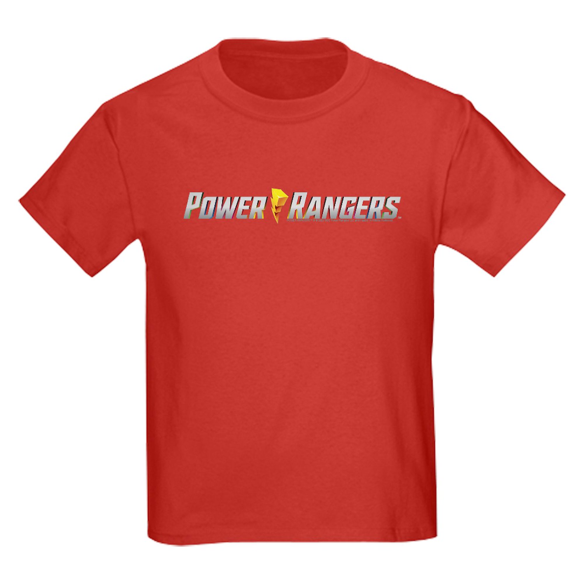 Power Ranger Linear CafePress - Power Rangers Linear Logo Kids T Shirt - Dark T-Shirt Kids ...
