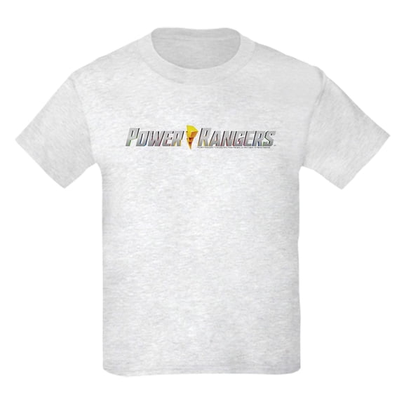 CafePress - Power Rangers Linear Logo Kids T Shirt - Light T-Shirt Kids XS-XL