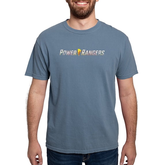 CafePress - Power Rangers Linear Men's Comfort Colors® T Shirt - Mens Comfort Colors Shirt