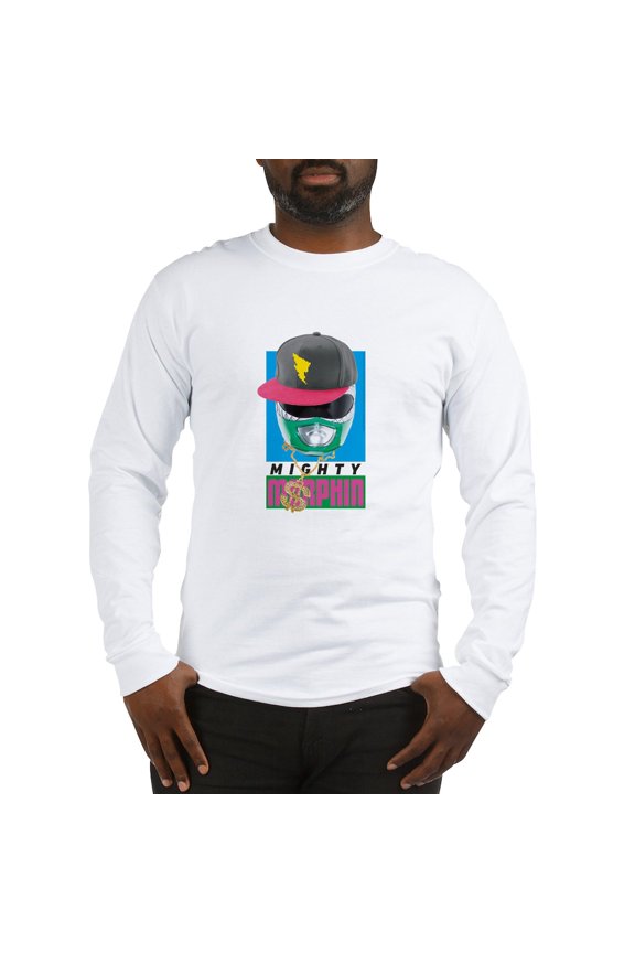 - Power Rangers Mighty Mor Men's Long Sleeve T Shirt - Unisex Cotton Long Sleeve T-Shirt