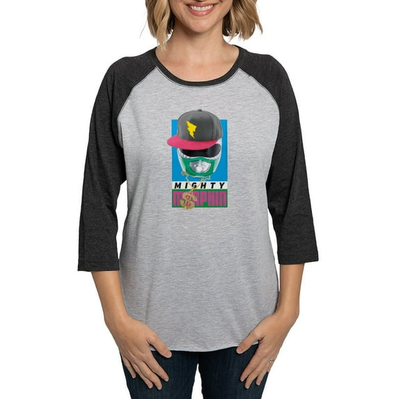 CafePress - Power Rangers Mighty Morp Women's Baseball T Shirt - Womens Baseball Tee