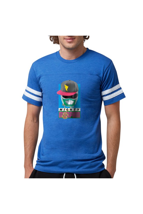 - Power Rangers Mighty Morphi Men's Football T Shirt - Mens Football Shirt