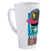 CafePress - Power Rangers Mighty Morphin - 17 Oz White Ceramic Latte Mug