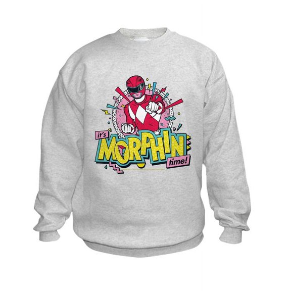 CafePress - Power Rangers Morphin Tim - Kids Sweatshirt, Youth Crew Neck Sweatshirt