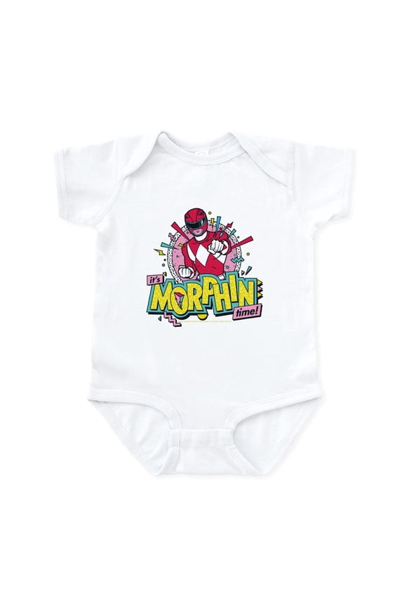 - Power Rangers Morphin Time - Baby Light Bodysuit, Size Newborn - 24 Months