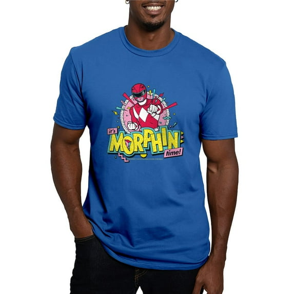 CafePress - Power Rangers Morphin Time Men's Classic T Shirt - Men's Fitted T-Shirt