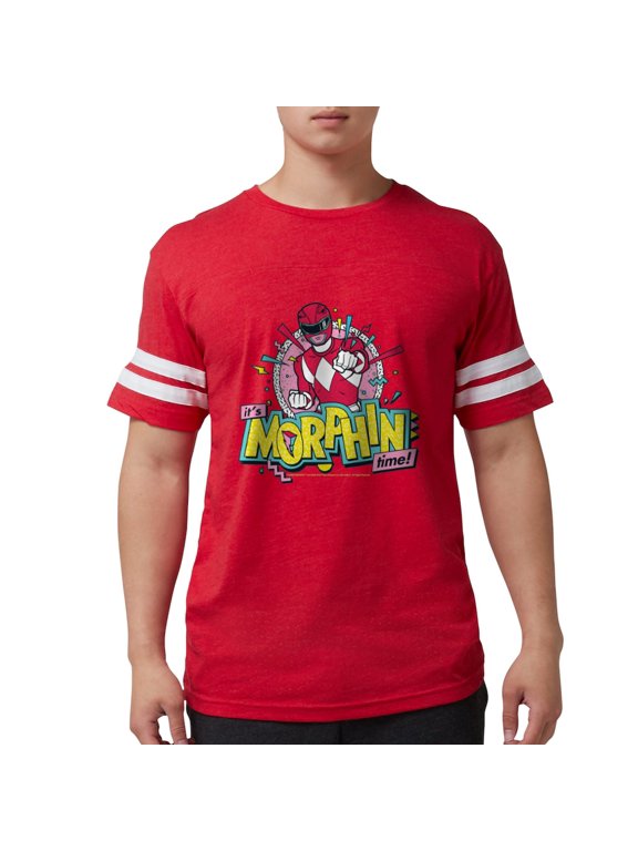 - Power Rangers Morphin Time Men's Football T Shirt - Mens Football Shirt