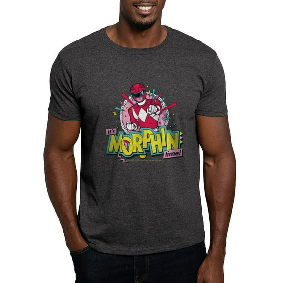CafePress - Power Rangers Morphin Time Men's Value T Shirt - Men's Classic Graphic Cotton T-Shirt