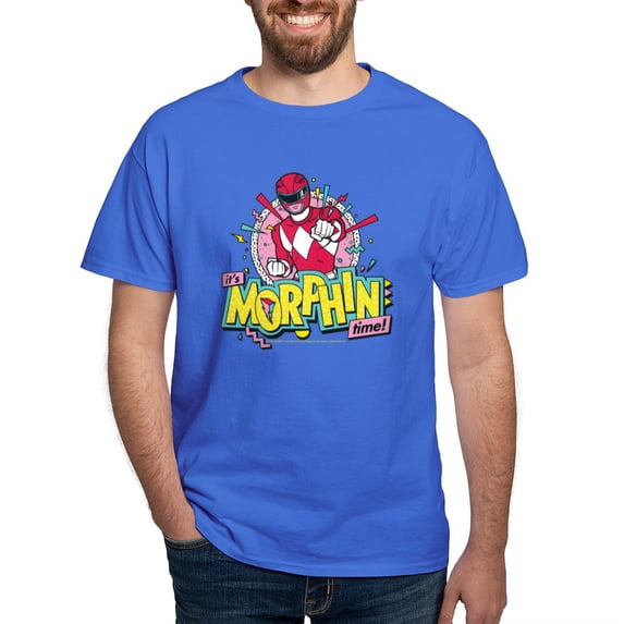 CafePress - Power Rangers Morphin Time Men's Value T Shirt - Men's Classic Graphic Cotton T-Shirt